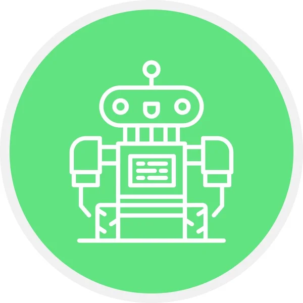 Robot Creative Icons Desig — Stock vektor