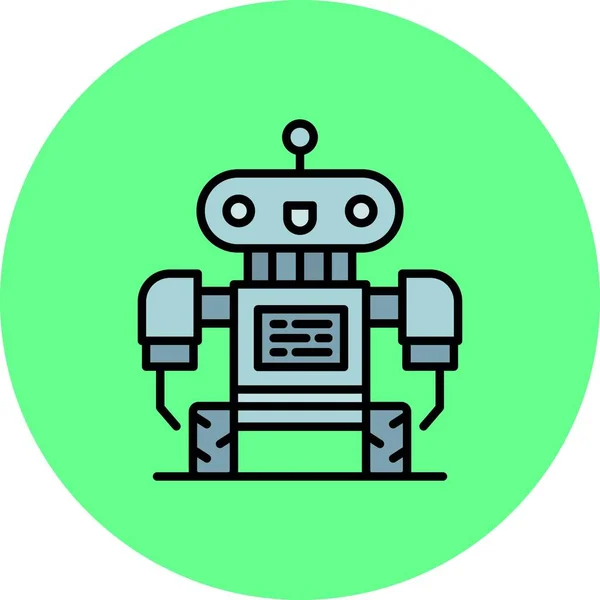 Robot Creative Icons Desig — Wektor stockowy