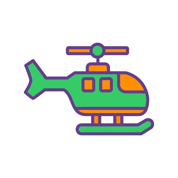 直升机创意偶像的设计 — 图库矢量图片