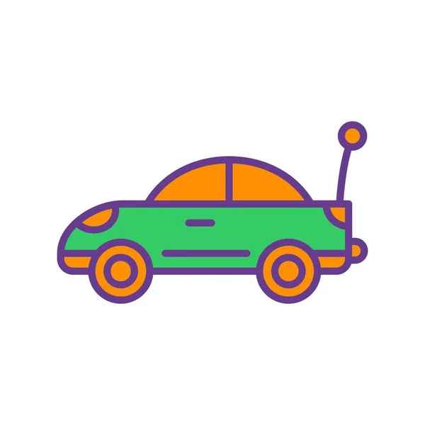 Car Toy Creative Icons Desig — Stock Vector