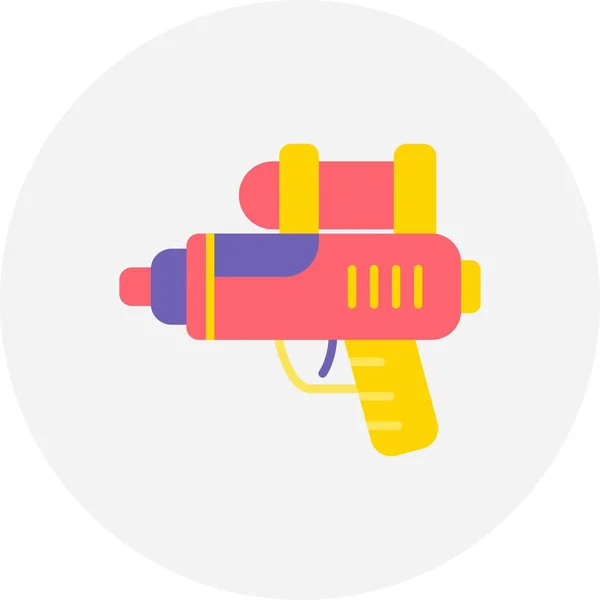 Pistolet Eau Icônes Créatives Desig — Image vectorielle