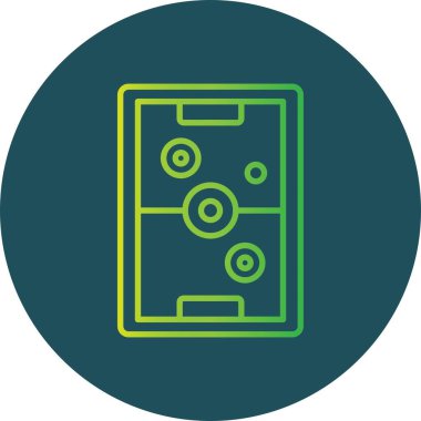 Hava Hokeyi Yaratıcı Simgeler Tasarımı