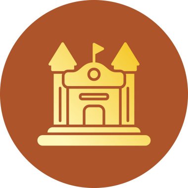 Şişirilebilir Şato Yaratıcı Simgeler Tasarımı