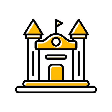 Şişirilebilir Şato Yaratıcı Simgeler Tasarımı