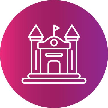 Şişirilebilir Şato Yaratıcı Simgeler Tasarımı