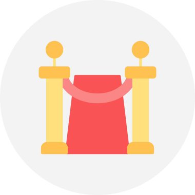  Kırmızı Halı Yaratıcı Simgeler Tasarımı