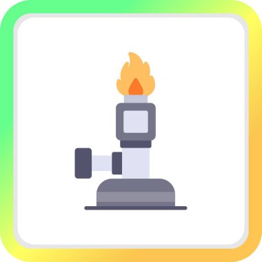  Bunsen Burner Yaratıcı Simgeler Tasarımı