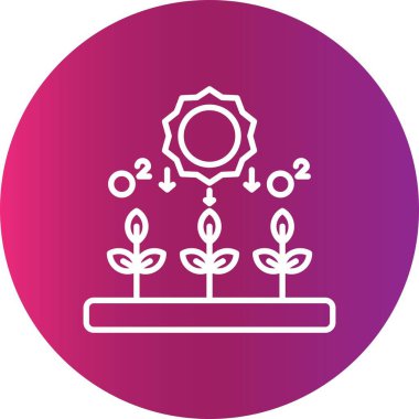  Fotosentez Yaratıcı Simgeler Tasarımı