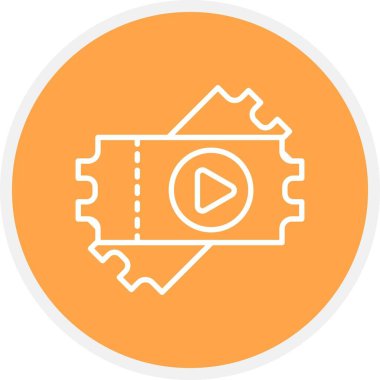 Ticket Creative Icons Desig