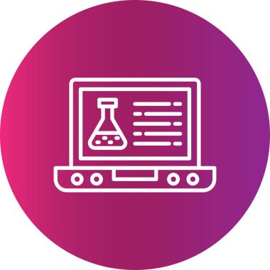 Laptop Yaratıcı Simgeler Tasarımı