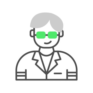 Bilim adamı Yaratıcı Simgeler Tasarımı