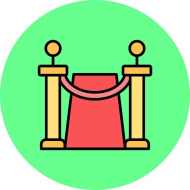  Kırmızı Halı Yaratıcı Simgeler Tasarımı