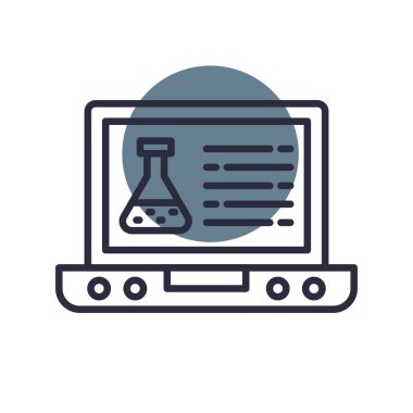 Laptop Yaratıcı Simgeler Tasarımı