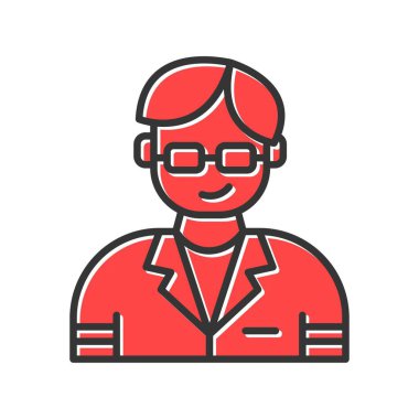 Bilim adamı Yaratıcı Simgeler Tasarımı