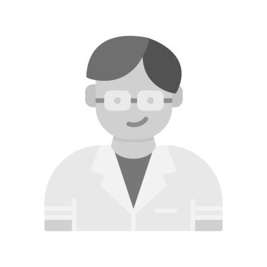 Bilim adamı Yaratıcı Simgeler Tasarımı