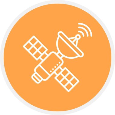 Uydu Yaratıcı Simgeler Tasarımı