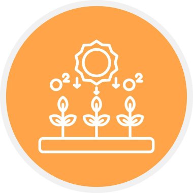  Fotosentez Yaratıcı Simgeler Tasarımı