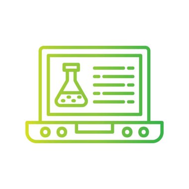 Laptop Yaratıcı Simgeler Tasarımı