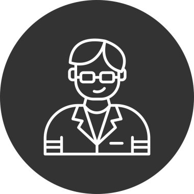 Bilim adamı Yaratıcı Simgeler Tasarımı