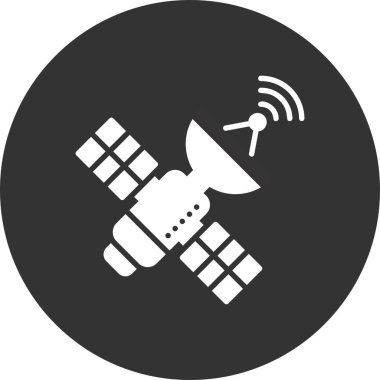 Uydu Yaratıcı Simgeler Tasarımı