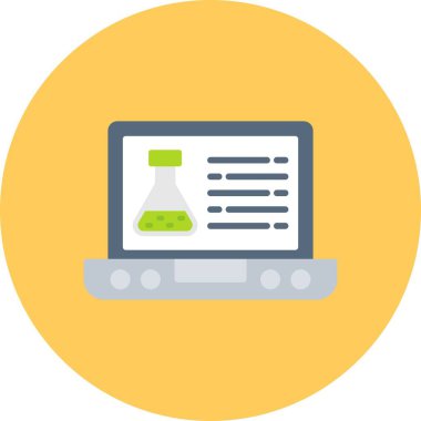 Laptop Yaratıcı Simgeler Tasarımı