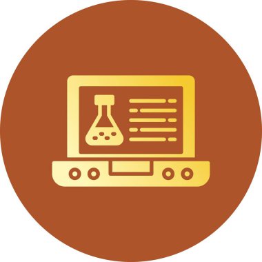 Laptop Yaratıcı Simgeler Tasarımı