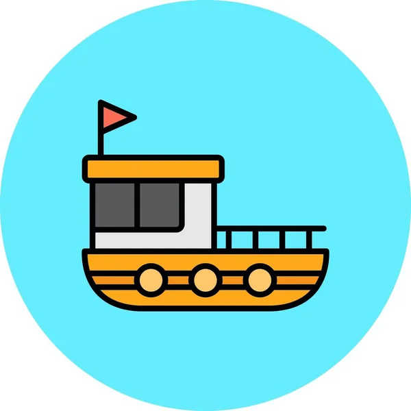 Boat Creative Icons Desig — Stock Vector