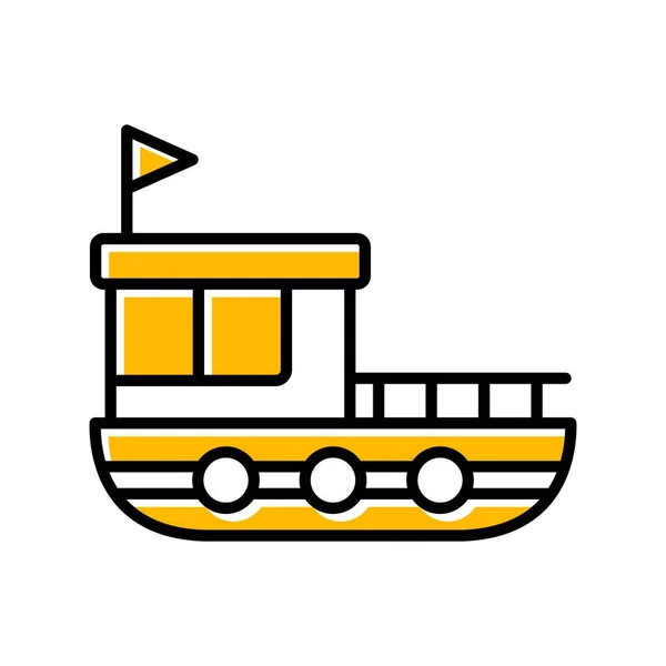 Boat Creative Icons Desig — Stock Vector