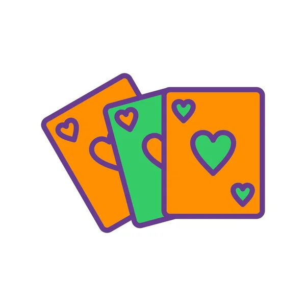 Poker Creative Icons Desig — Stockový vektor