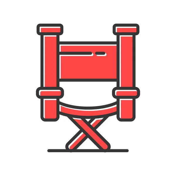 Directors Chair Creative Icons Desig — Stock Vector