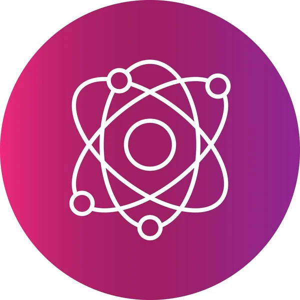 Atom Creative Icons Desig — Stock vektor
