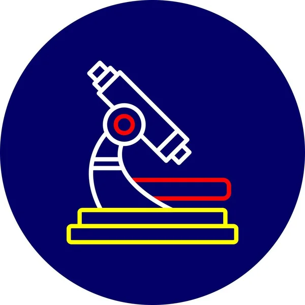 Microscope Creative Icons Desig — Vector de stock