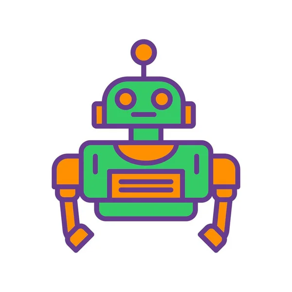 Robot Creative Icons Desig — Stockvektor