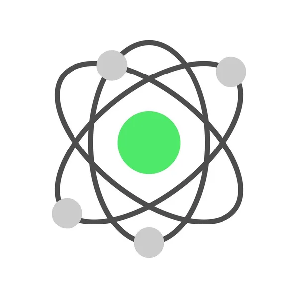 Atom Ikon Kreatif Desig - Stok Vektor