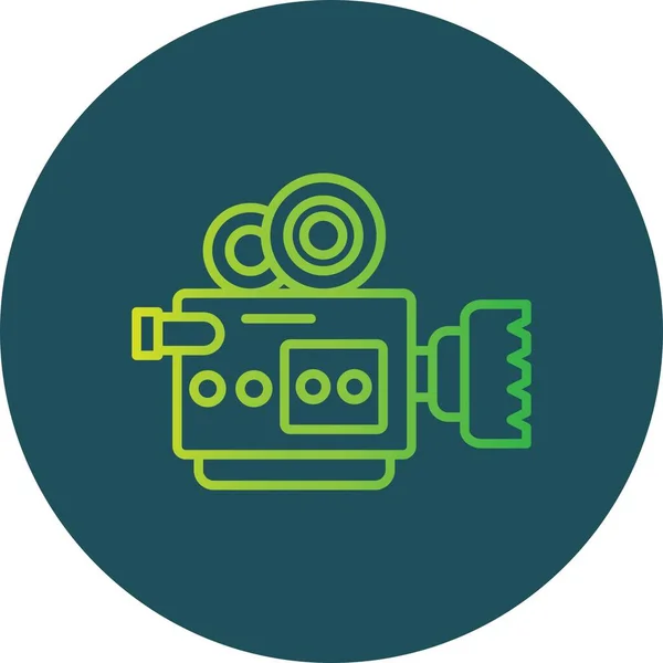 Video Camera Creative Icons Desig — 图库矢量图片