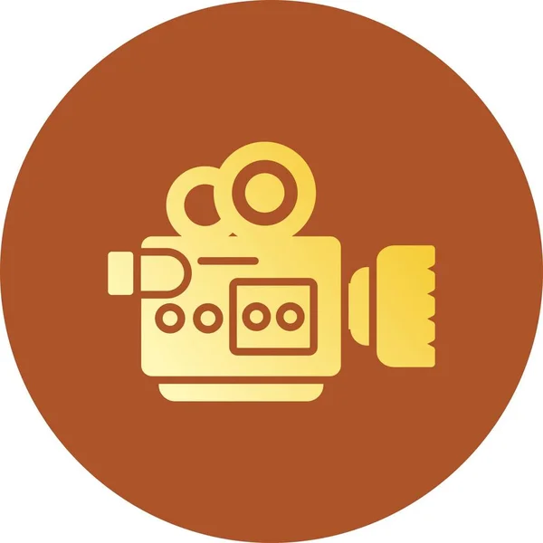 Video Camera Creative Icons Desig — Image vectorielle