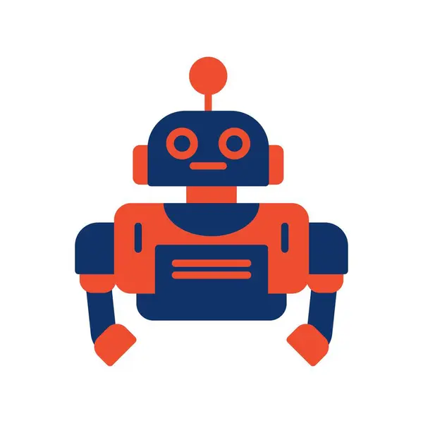 Robot Creative Icons Desig — ストックベクタ