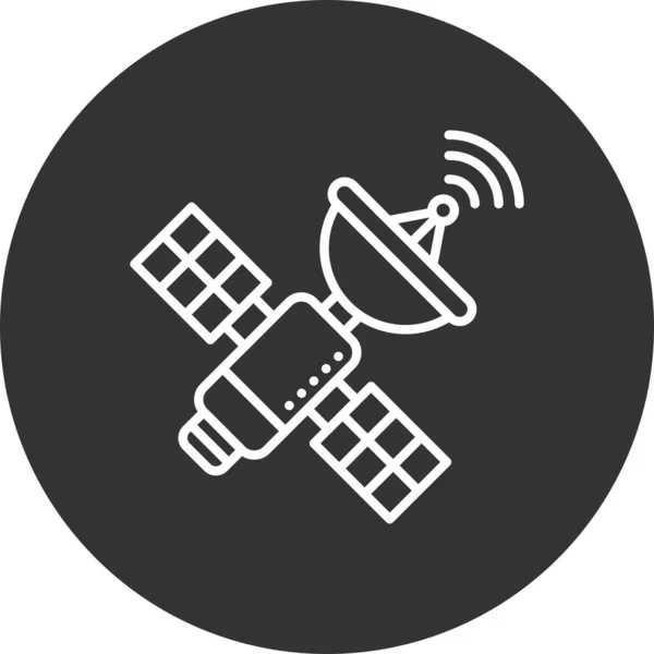衛星クリエイティブアイコンデザイン — ストックベクタ