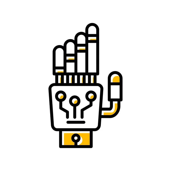 Robot Hand Creative Icons Desig — Stock Vector