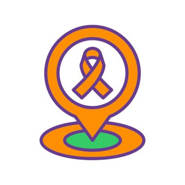 Harita Konumu Yaratıcı Simgeler Tasarımı