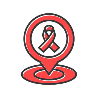 Harita Konumu Yaratıcı Simgeler Tasarımı