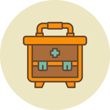 İlk Yardım Kiti Yaratıcı Simgeler Tasarımı