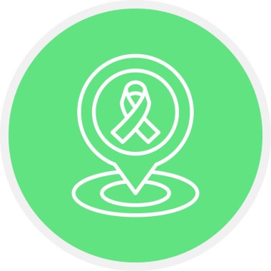 Harita Konumu Yaratıcı Simgeler Tasarımı