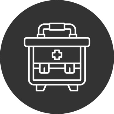 İlk Yardım Kiti Yaratıcı Simgeler Tasarımı