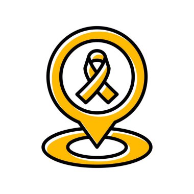 Harita Konumu Yaratıcı Simgeler Tasarımı