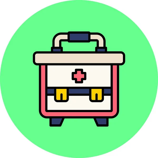 First Aid Kit Creative Icons Desig — Stock Vector