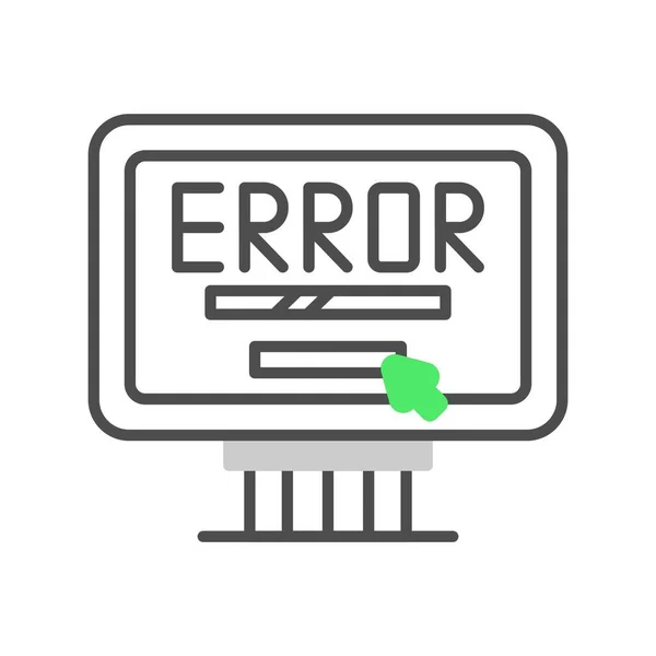 Error Creative Icons Desig — Stock Vector