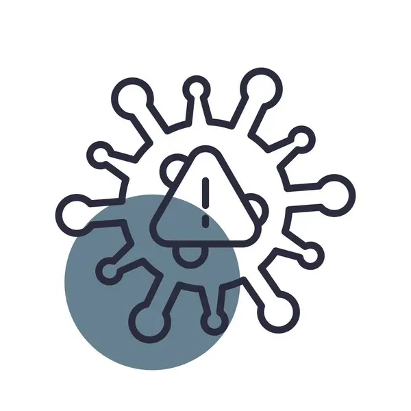 Virus Creative Icons Desig — 图库矢量图片