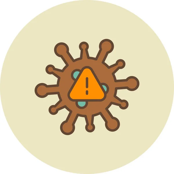 Virus Creative Icons Desig — Vetor de Stock