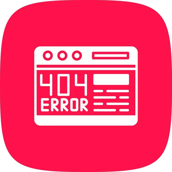 404 Errore Icone Creative Desig — Vettoriale Stock